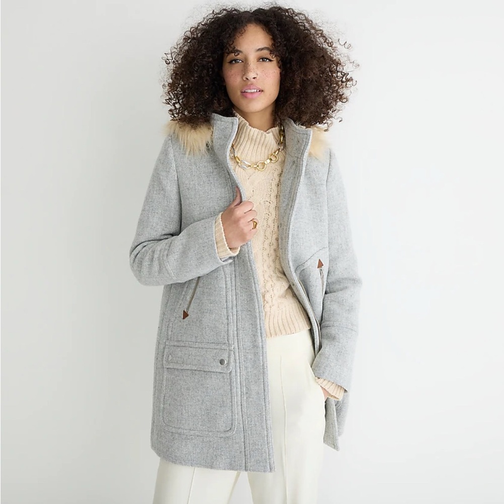 J. Crew Chateau Parka in Italian Stadium Cloth by Nello Gori